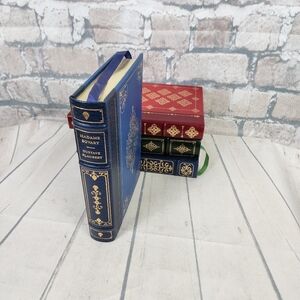 Madame Bovary Vintage 1979 Franklin Library Novel 1/4 Leather Bound Blue